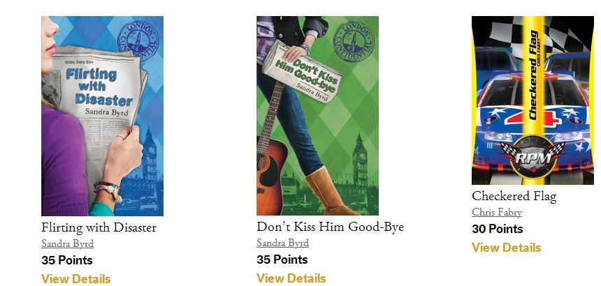 Tyndale rewards books