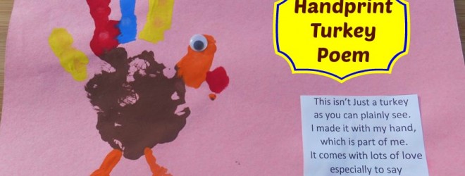 handprint turkey poem