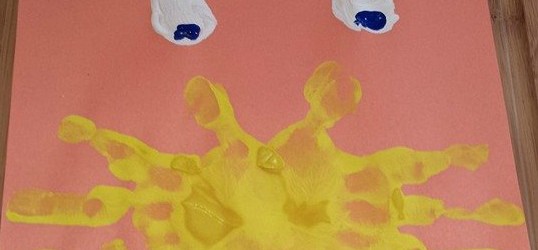 Lorax Handprint Craft